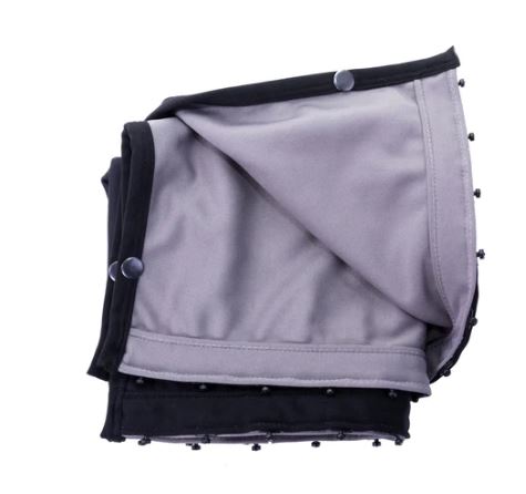 For Mercedes Sprinter Premium Window Curtains Van-X - Black/Grey