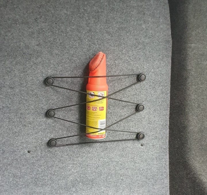 Pour le van aménagé VW T6 Double X Filet de rangement – idéal pour les conversions de fourgons et les camping-cars