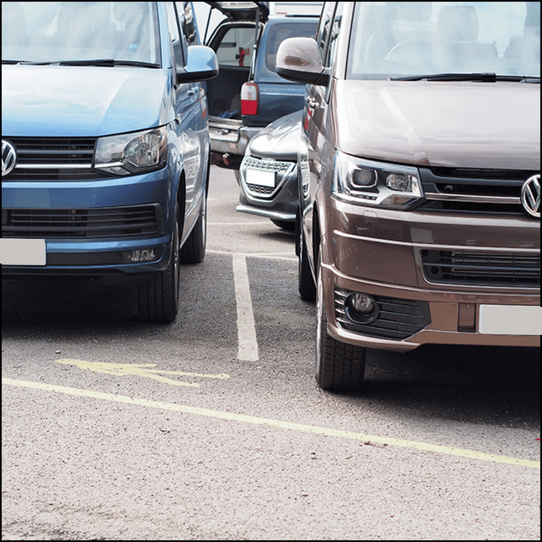 VW T5.1 Transporter Garniture de calandre avant monoligne (2 pièces)