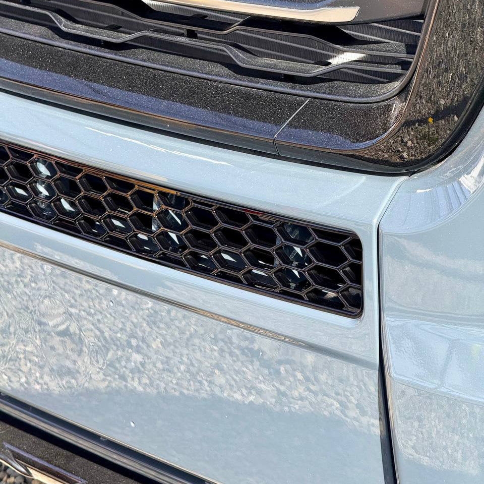 Pare-chocs de Citroën Jumper en nid d'abeille sans capteurs de stationnement - Noir brillant