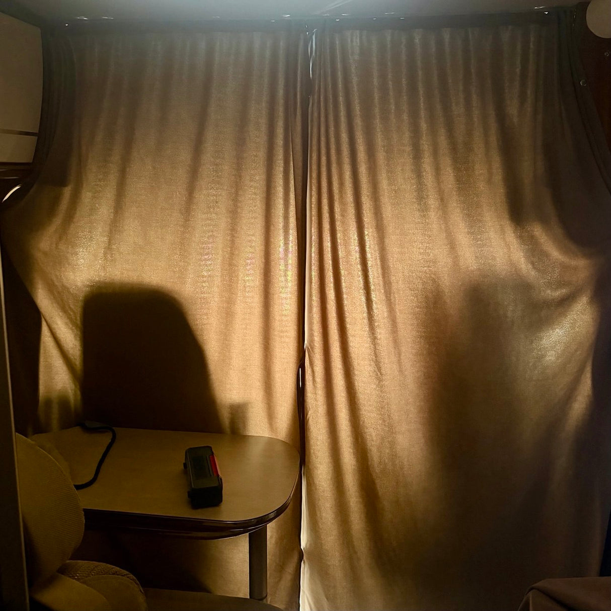 Pour un kit de rideau de séparation de cabine pour camping-car, 188cm à déplacement – rideau de confidentialité pour camping-car | Van-X