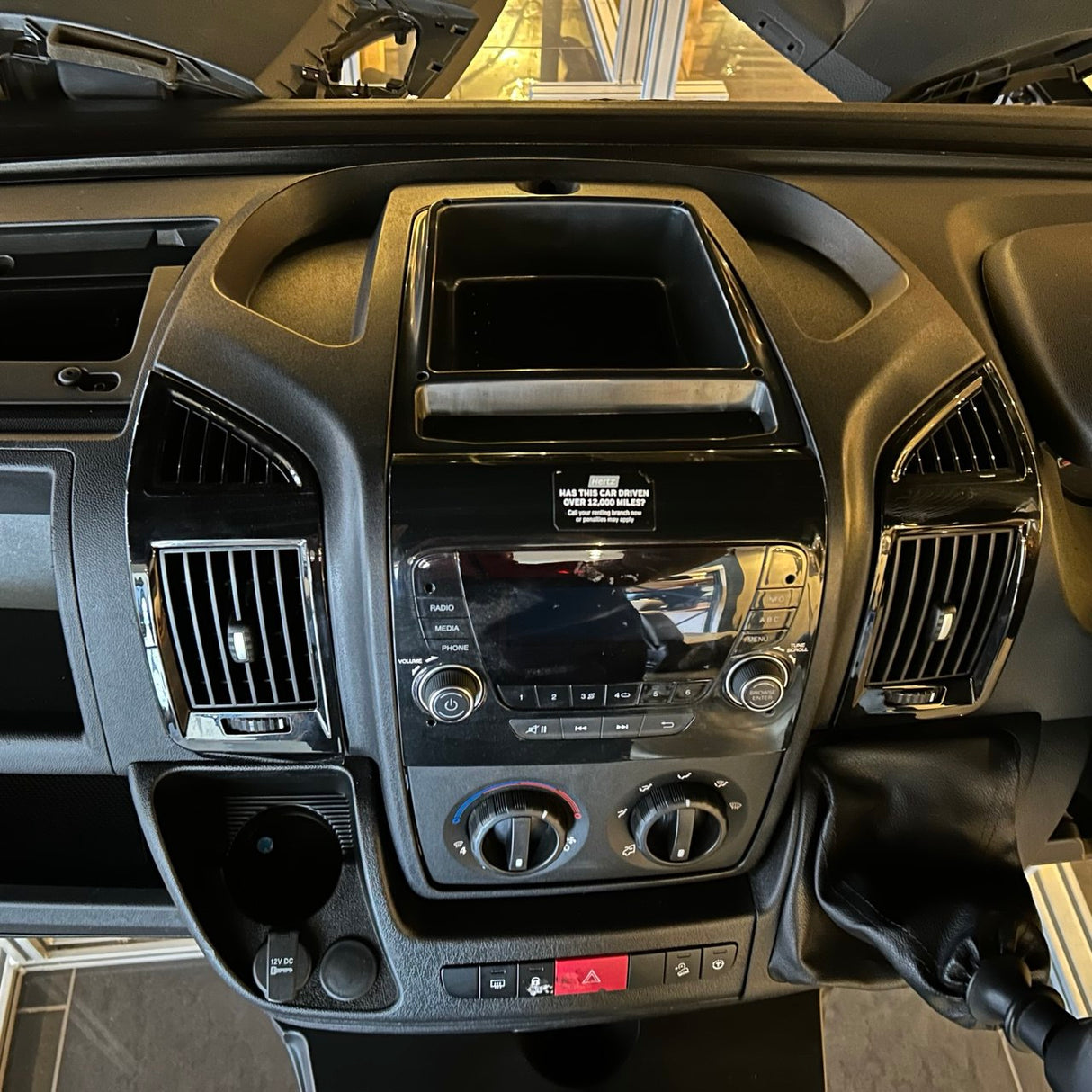 Para Fiat Ducato / Ram ProMaster Bandeja Superior de Salpicadero - Mejora de Interior - Van-X