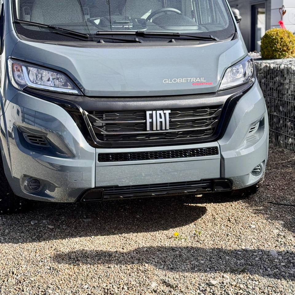 For Vauxhall Movano Bumper Honeycomb without Parking Sensors - Gloss Black