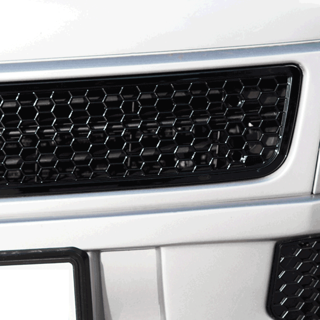 VW T5.1 Honingraatbumpergaas (glanzend zwart)