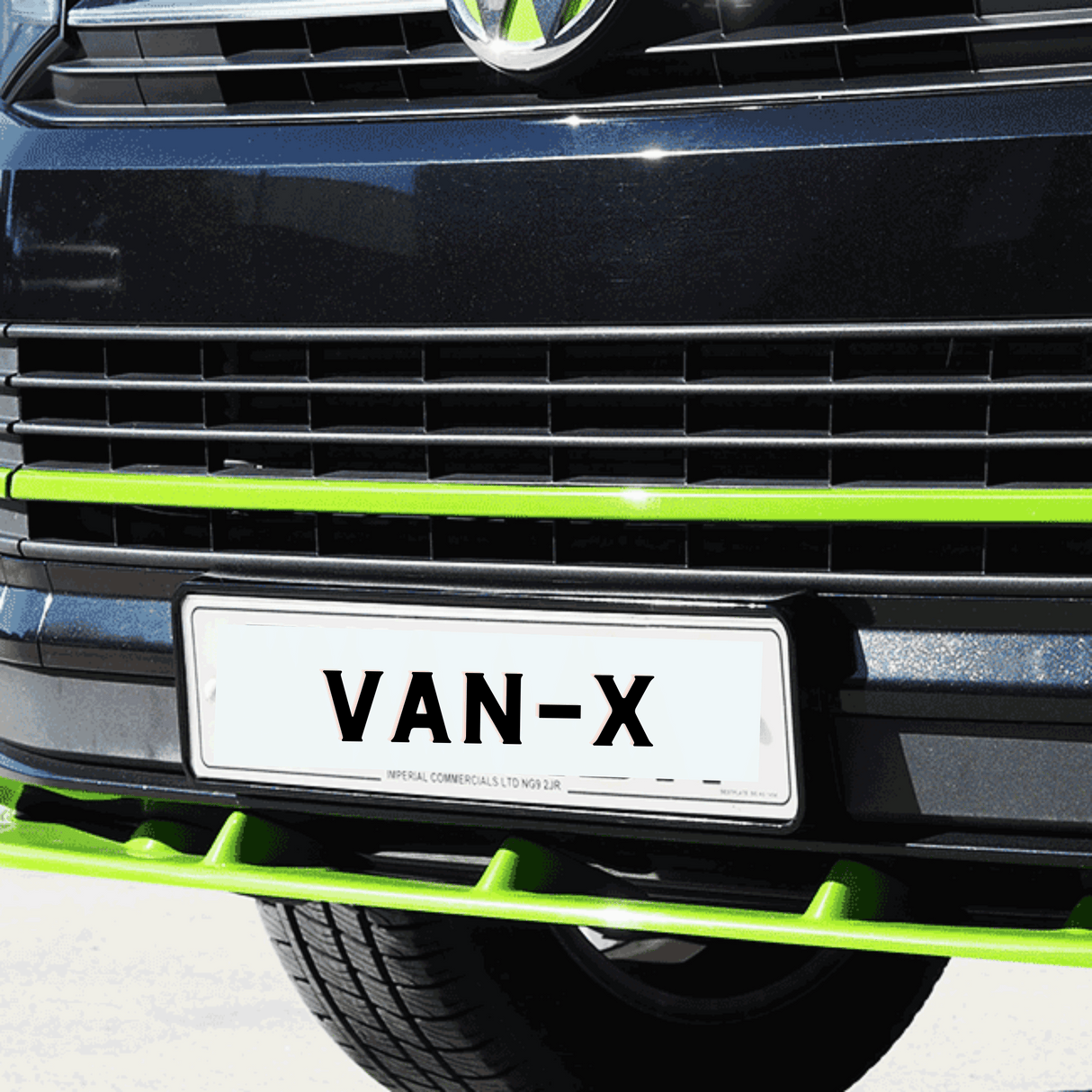 Voornummerplaatbekleding voor VW T6 Startline (het perfecte cadeau!)