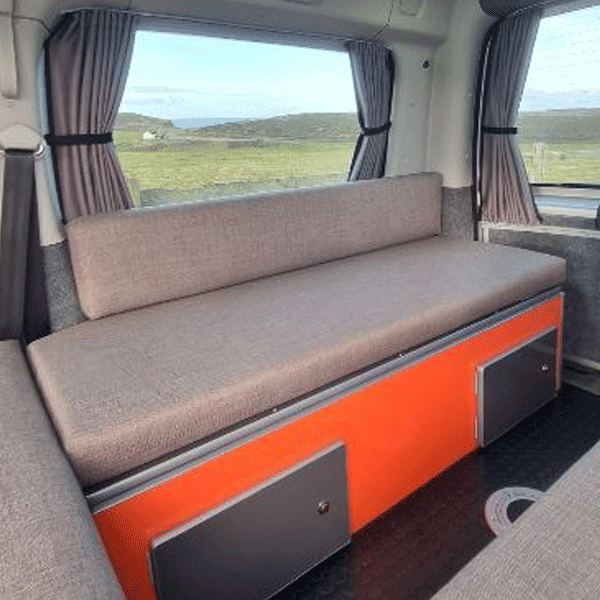 For Toyota Proace Premium Window Curtains - Black/Grey - CREATE YOUR OWN BUNDLE! Van-X