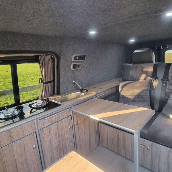 For Toyota Proace Premium Window Curtains - Black/Grey - CREATE YOUR OWN BUNDLE! Van-X