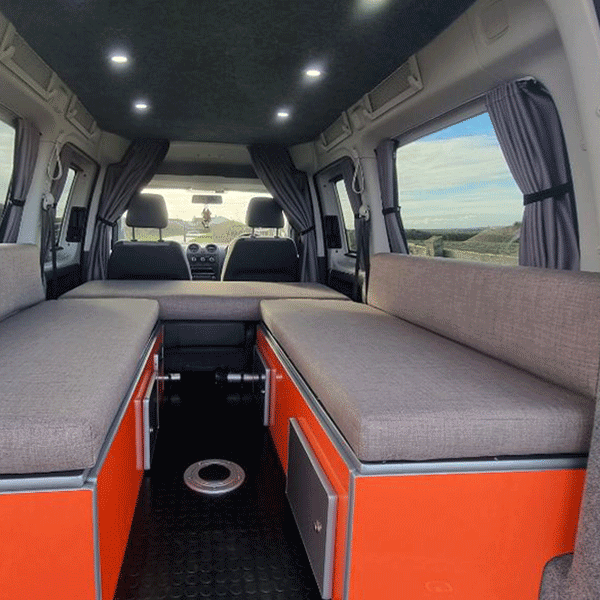 For Toyota Proace Premium Window Curtains - Black/Grey - CREATE YOUR OWN BUNDLE! Van-X