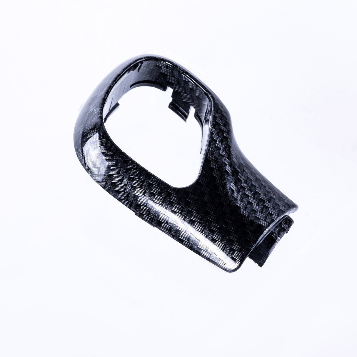 Pour VW T5.1 Transporter Auto DSG Boutons de style de pommeau de vitesse - Couvercles peints en carbone, prêt à monter Mise à niveau