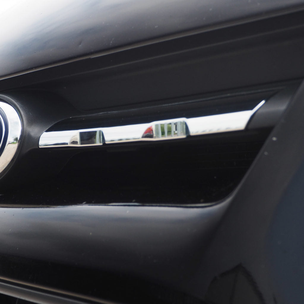 Pour Ford Transit Custom Garnitures de Grille Avant en Chrome Brillant (7 pièces) - MK1 (2012-2018) - Prêtes à Installer