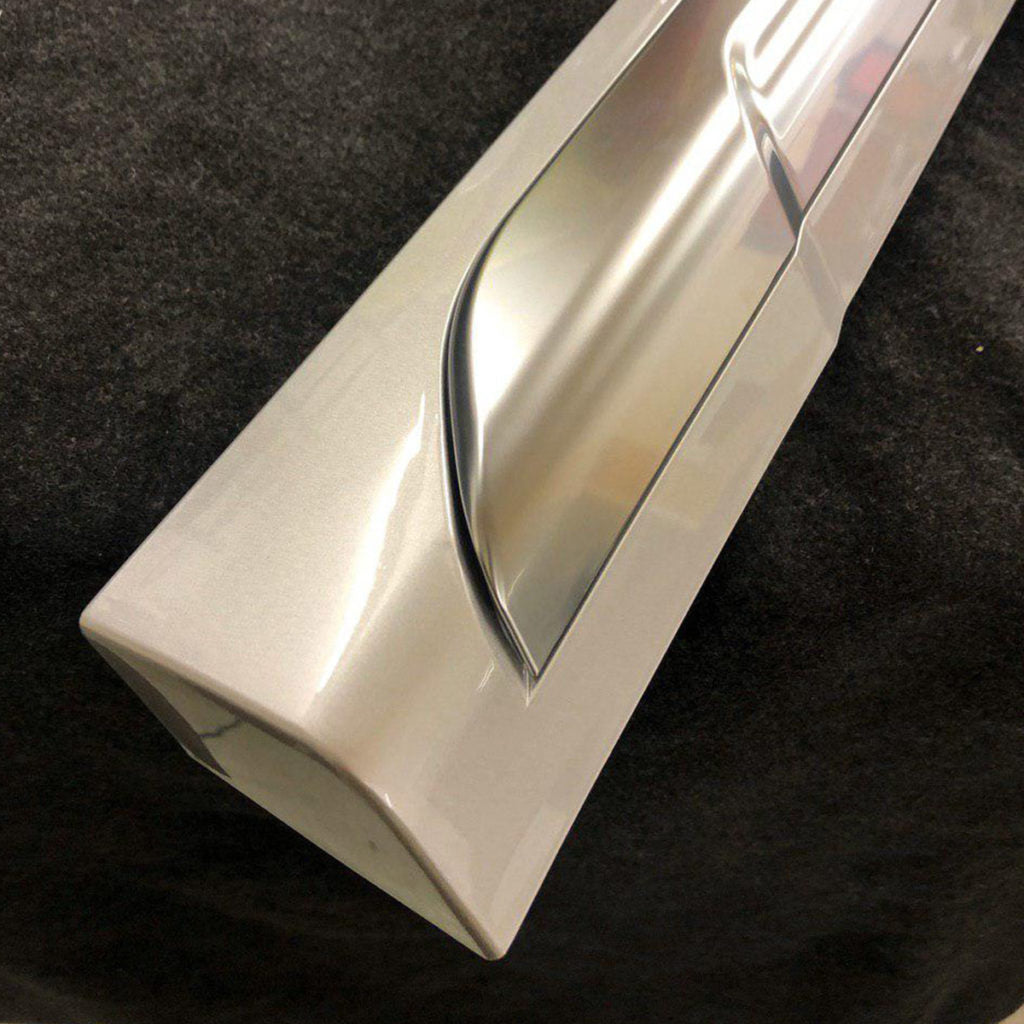 For VW T6 SWB Side Skirts Reflex Silver Plastic