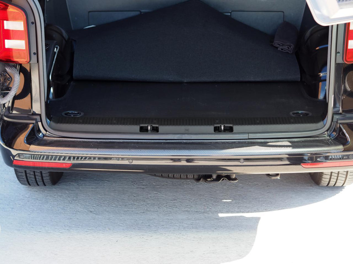 For VW T5, T5.1 V2 Transporter Rear Threshold Cover Barndoor / Twin Door Plastic Full Length
