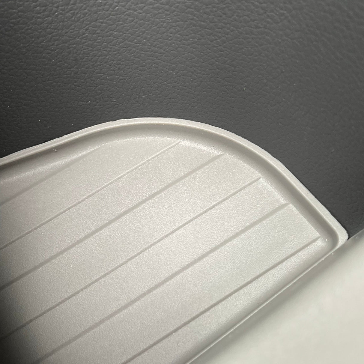 For VW T6.1 Transporter Rubber Door Liner Pocket Inserts Grey Campervan Conversion