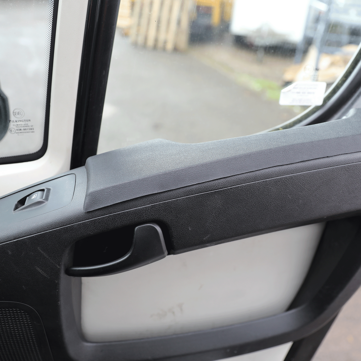 Per Peugeot Boxer Door Card bracciolo imbottito in schiuma PU, camper Bailey, Hymer, Rapido, Swift, Hobby