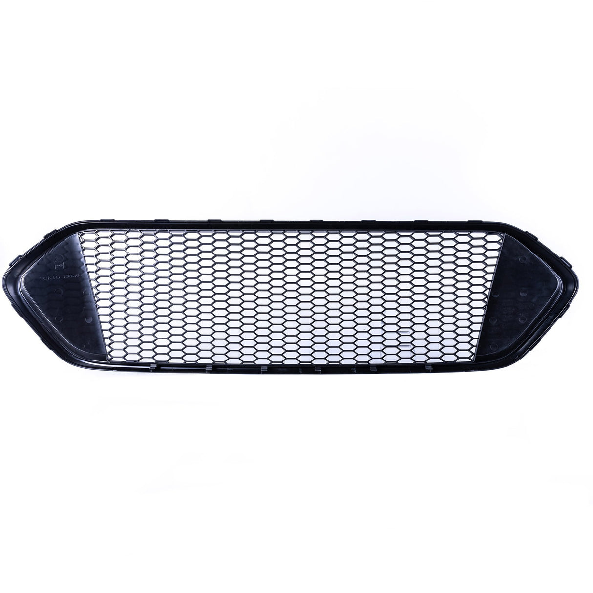 Voor Ford Transit Custom Badgeless Honeycomb Grille – Matzwart, klaar om te monteren