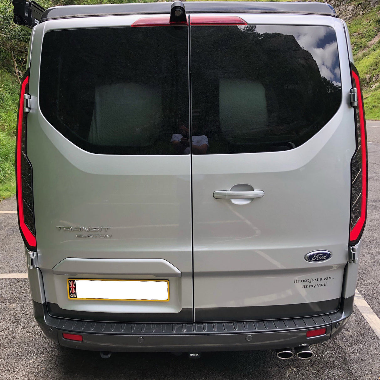 Per Ford Transit Custom Van MK2 Indicatore sequenziale Luci posteriori a LED Lenti fumé