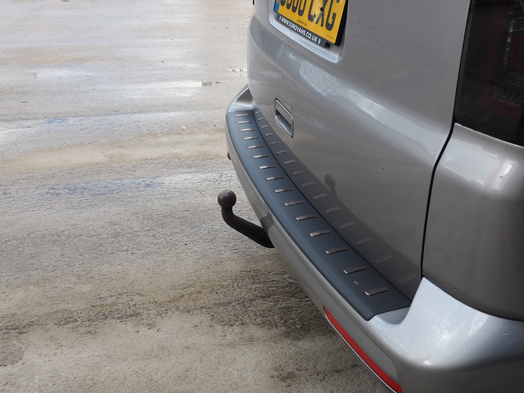 Rear Bumper Protector For VW T6 Barndoor ONLY Carbon Fibre Film