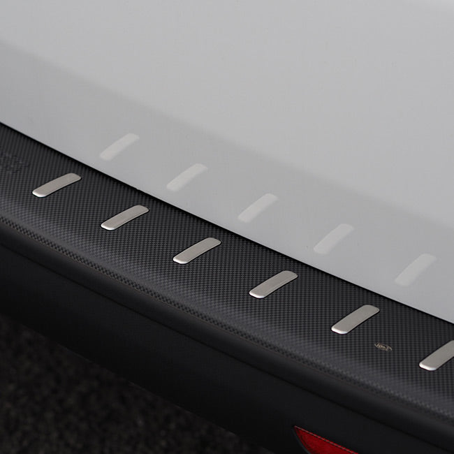 Rear Bumper Protector For VW T6 Barndoor ONLY Carbon Fibre Film