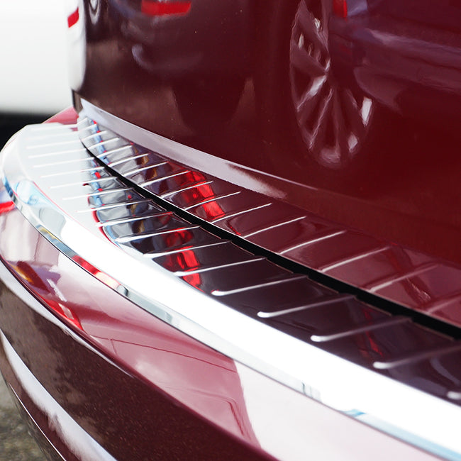 Pour VW Caddy Pare-chocs Arrière Protecteur en acier inoxydable - Couvercle de protection durable