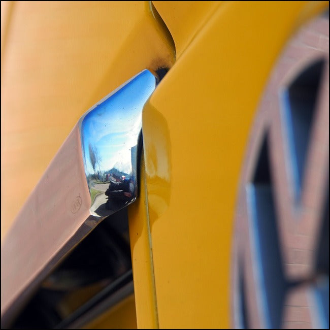 VW T4 Transporter Barndoor Number Plate Trim Stainless Steel