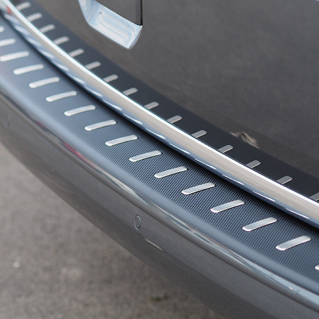 VW T6.1 Transporter Protector de Parachoques Trasero (Solo para Portón Trasero) Película de Fibra de Carbono