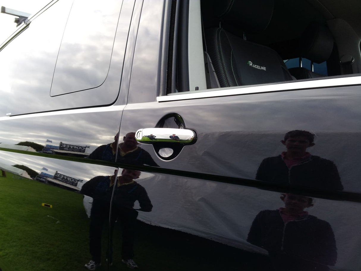 Door Handle Covers For VW T5 Transporter Stainless Steel