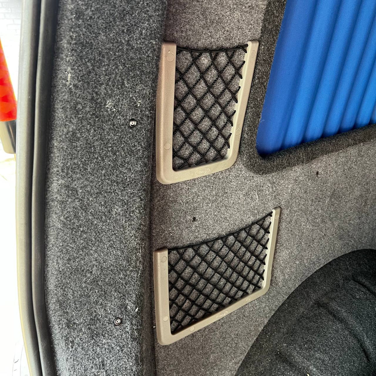 For VW T6, Storage Net Bundle Campervan Conversion Pocket (Large + Small)