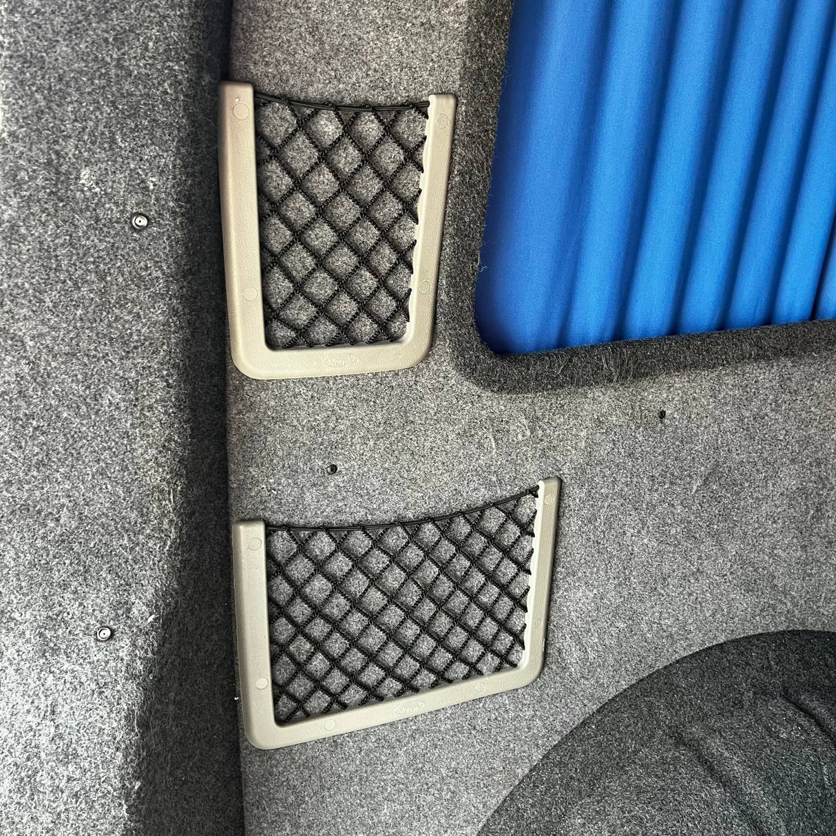 For VW T6, Storage Net Bundle Campervan Conversion Pocket (Large + Small)