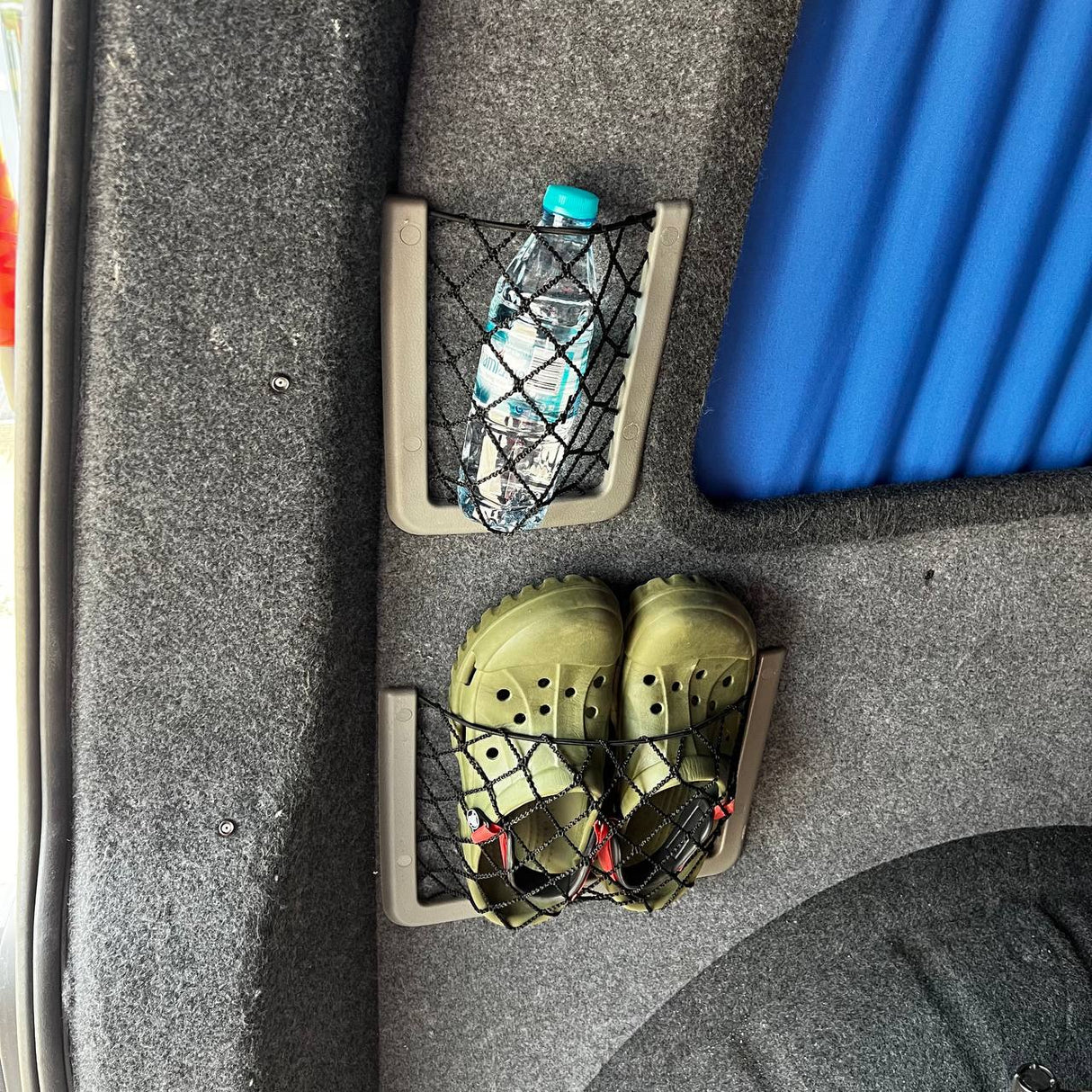 For VW T6, Storage Net Bundle Campervan Conversion Pocket (Large + Small)