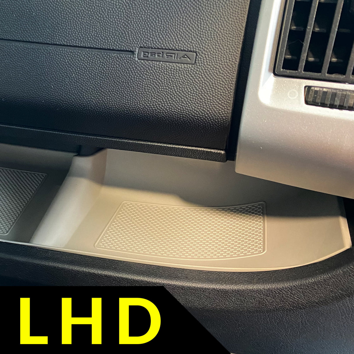 Per Fiat Ducato Inserti/Tappeti in Gomma Cruscotto Inferiore Grigio Chiaro LHD
