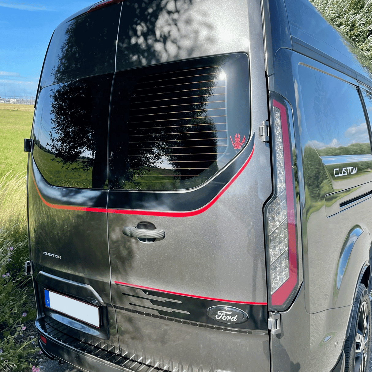 Voor Transit Custom MK1 LED achterlichten Achterlichten – Sequentiële richtingaanwijzers met gerookte lenzen