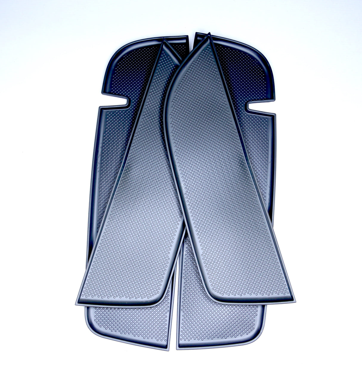 VW T5, T5.1 NUOVO Inserti tasche porta, Gomma, Rivestimento porta passeggero singolo (Grigio scuro)