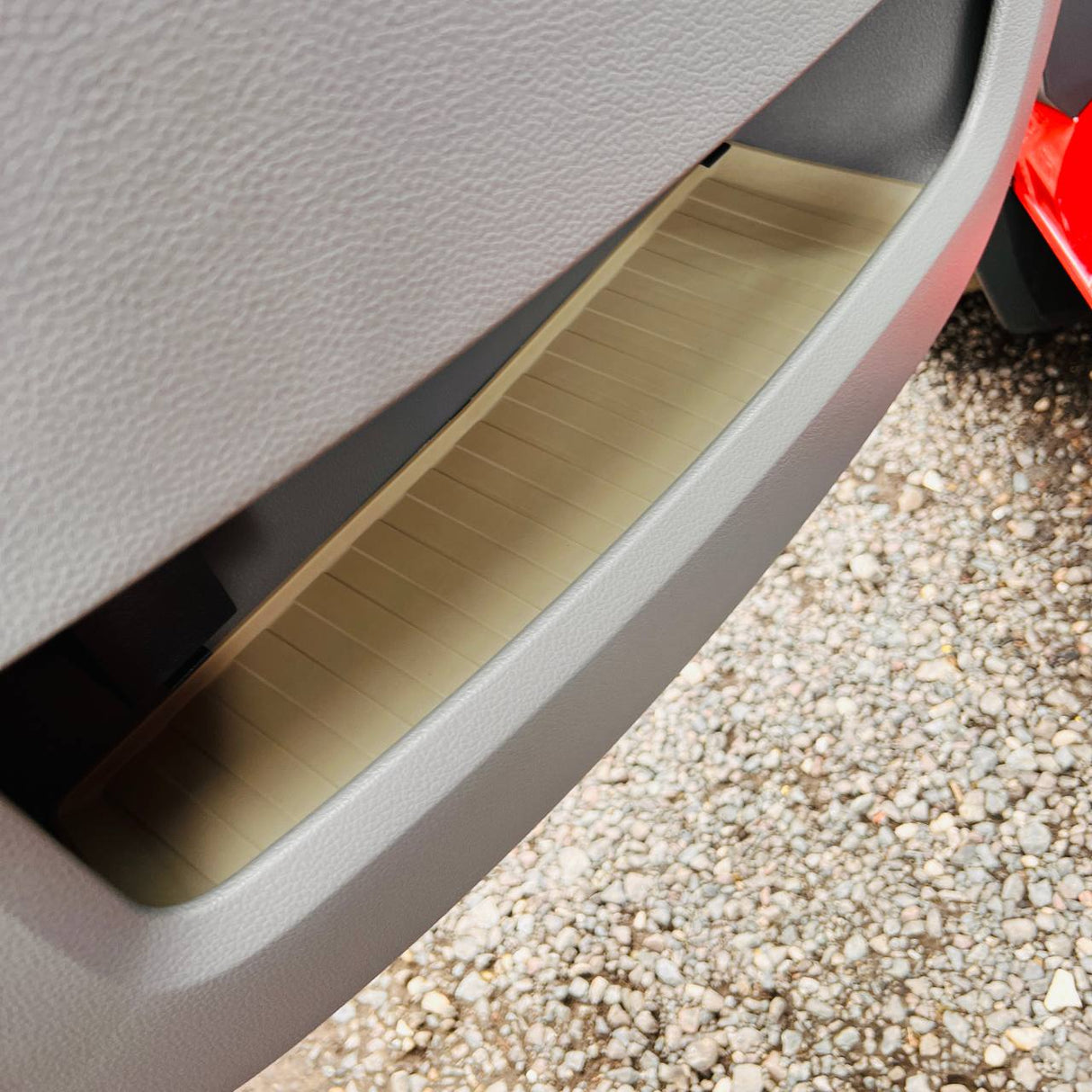 For VW Crafter New Shape Rubber Door Liner Pocket Inserts Grey