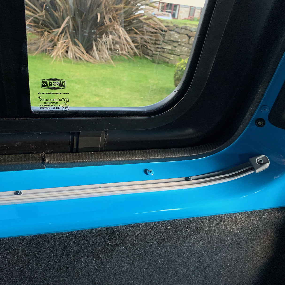 For VW Caddy Premium 2 x Side Sliding Door Window Curtains Van-X