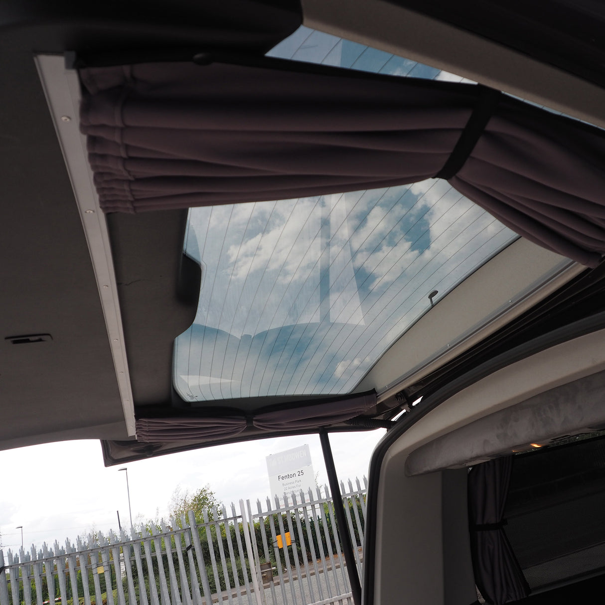 For Ford Transit Custom Premium 1 x Tailgate Window Curtains Van-X