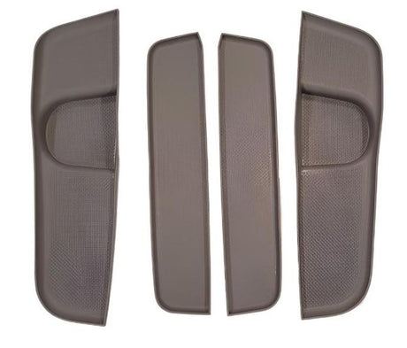 Rubber Door Pocket Inserts For VW T6 Transporter Grey