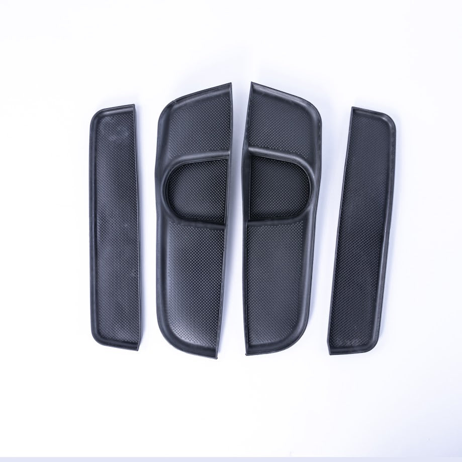 Inserti in gomma per tasche sulle porte per VW T6 Transporter neri