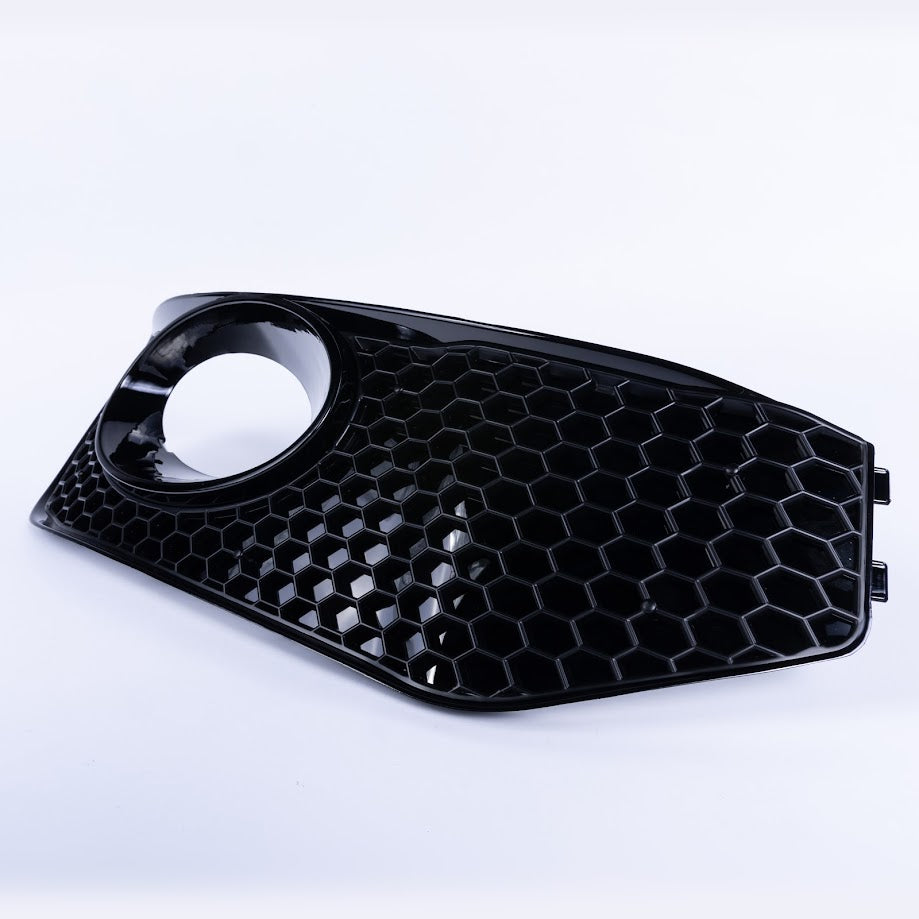 Recortes de la parrilla deportiva Honeycomb Sportline para spoiler delantero VW T5.1 (negro brillante)