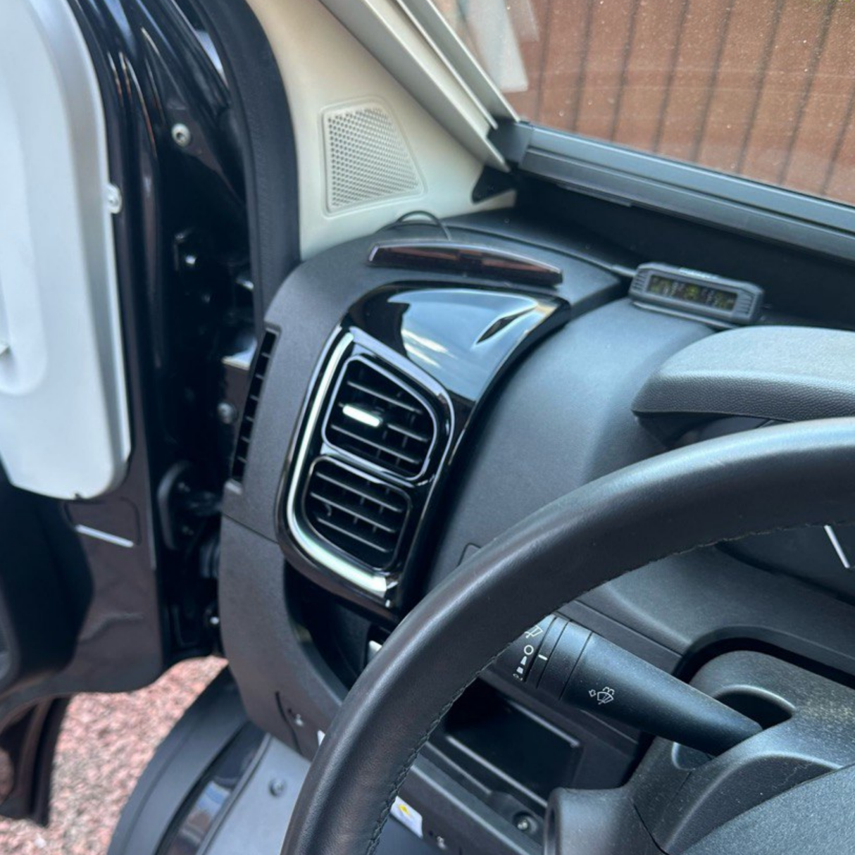 Voor Opel Movano Air Vent Trim Set – Glanzend Zwart Dashboard Upgrade voor Nieuwe Modellen
