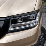 Voor MAN TGE / New Crafter Hammerite koplampwenkbrauwtrim – Upgrade van de exterieurstyling | Van-X