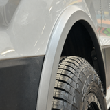 Pour les protège-passages de roue VW New Crafter / MAN TGE 4 pièces – Argent - Kit robuste flexible OEM+ sans coupe