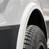 Pour les protège-passages de roue VW New Crafter / MAN TGE 4 pièces – Blanc - Kit OEM flexible robuste + sans coupe