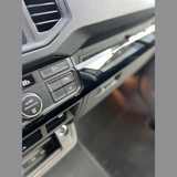 Voor MAN TGE LHD Lower Dashboard-styling uitvoeringen - Glanzend zwart (set van 6) | Van-X