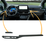 Para nuevos adornos inferiores del tablero personalizados de Transit - Negro mate | Furgoneta-X