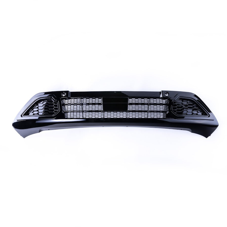 For Ford Transit Custom Complete Front Grille Set New Shape Gloss Black Bundle ONLY Painted and Ready to Fit