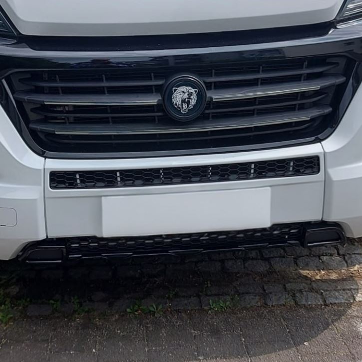 Per il Citroën Jumper Bundle Griglia anteriore a nido d'ape a 2 pezzi - Nero lucido | Van-X