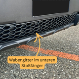 Peugeot Boxer Onderbumper Honingraat Grille - Mat Zwart