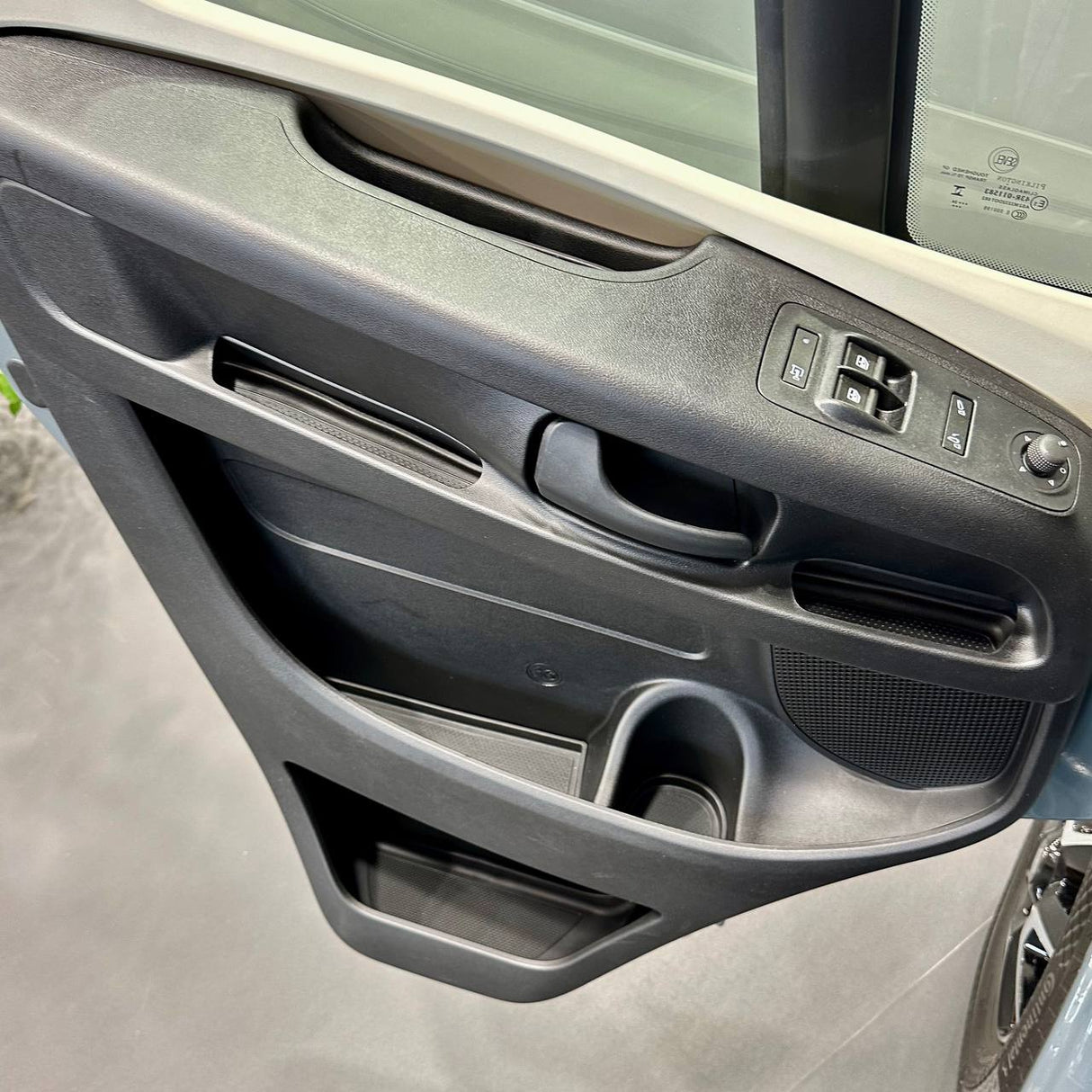 Fiat Ducato RAM ProMaster rubber deurvak-inzetten - Zwart - Van-X