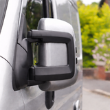 Para Fiat Ducato/Ram ProMaster Tapa/Cubiertas de Espejo Ala (Juego de 2) - Plata | Furgoneta-X