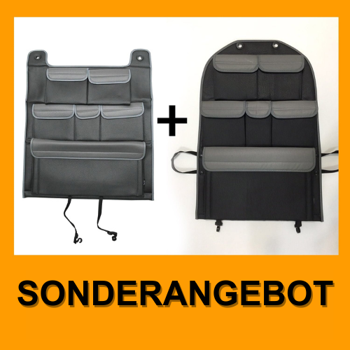 Organizer per sedile posteriore VW T5 T5.1 Transporter singolo + doppio